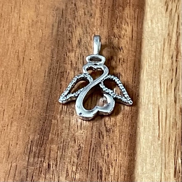 Open Heart Angel in Sterling Silver 925 by JWBR‎ Pendant - Picture 2 of 7